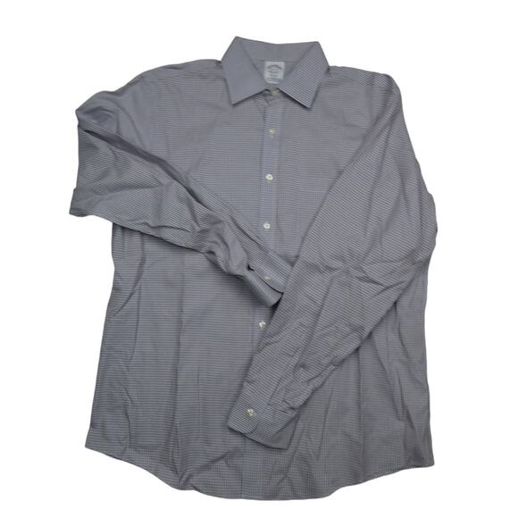 Brooks Brothers Other - Brooks Brothers Regent Dress Shirt, white/burgundy check, Size 16 1/2 35